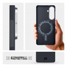 Чехол накладка ArmorStandart BlackIcon Aramid Plain MagCase для Samsung S26 Plus Black (ARM90165)