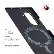 Чехол накладка ArmorStandart BlackIcon Aramid Plain MagCase для Samsung Fold 7 Black (ARM90167)