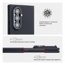 Чехол накладка ArmorStandart BlackIcon Aramid Plain MagCase для Samsung Fold 7 Black (ARM90167)