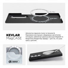 Чехол накладка ArmorStandart BlackIcon Aramid Plain MagCase для Samsung Fold 7 Black (ARM90167)