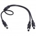 Кабель разветвитель ArmorStandart DC (M) - 2xDC (M) 5.5x2.1мм 0.4m Black (ARM90378)