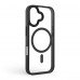 Чехол накладка ArmorStandart TPU Unit MagCase для Apple iPhone 17 Black + Orange Button Set (ARM90579)