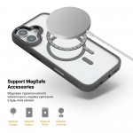 Чехол накладка ArmorStandart TPU Unit MagCase для Apple iPhone 17 Black + Orange Button Set (ARM90579)