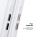 Чехол накладка ArmorStandart TPU Unit MagCase для Apple iPhone 17 Matte Clear Silver + Pink Button Set (ARM90580)
