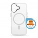 Чехол накладка ArmorStandart TPU Unit MagCase для Apple iPhone 17 Matte Clear Silver + Orange Button Set (ARM90581)