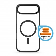 Чехол накладка ArmorStandart TPU Unit MagCase для Apple iPhone 17 Air Black + Orange Button Set (ARM90582) Чехол накладка ArmorStandart TPU Unit MagCase для Apple iPhone 17 Air Black + Orange Button Set (ARM90582)