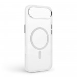 Чехол накладка ArmorStandart TPU Unit MagCase для Apple iPhone 17 Air Matte Clear Silver + Orange Button Set (ARM90583) Чехол накладка ArmorStandart TPU Unit MagCase для Apple iPhone 17 Air Matte Clear Silver + Orange Button Set (ARM90583)