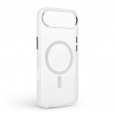 Чехол накладка ArmorStandart TPU Unit MagCase для Apple iPhone 17 Air Matte Clear Silver + Orange Button Set (ARM90583) Чехол накладка ArmorStandart TPU Unit MagCase для Apple iPhone 17 Air Matte Clear Silver + Orange Button Set (ARM90583)