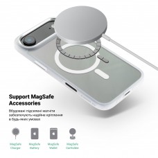Чехол накладка ArmorStandart TPU Unit MagCase для Apple iPhone 17 Air Matte Clear Silver + Orange Button Set (ARM90583) Чехол накладка ArmorStandart TPU Unit MagCase для Apple iPhone 17 Air Matte Clear Silver + Orange Button Set (ARM90583)