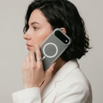 Чехол накладка ArmorStandart TPU Unit MagCase для Apple iPhone 17 Air Matte Clear Silver + Orange Button Set (ARM90583) Чехол накладка ArmorStandart TPU Unit MagCase для Apple iPhone 17 Air Matte Clear Silver + Orange Button Set (ARM90583)