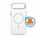 Чехол накладка ArmorStandart TPU Unit MagCase для Apple iPhone 17 Air Matte Clear Silver + Orange Button Set (ARM90583)