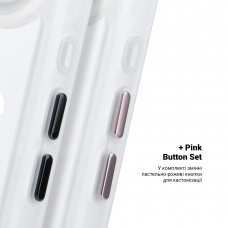 Чехол накладка ArmorStandart TPU Unit MagCase для Apple iPhone 17 Air Matte Clear Silver + Pink Button Set (ARM90584) Чехол накладка ArmorStandart TPU Unit MagCase для Apple iPhone 17 Air Matte Clear Silver + Pink Button Set (ARM90584)