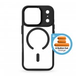 Чехол накладка ArmorStandart TPU Unit-C MagCase для Apple iPhone 17 Pro Black + Orange Button Set (ARM90585) Чехол накладка ArmorStandart TPU Unit-C MagCase для Apple iPhone 17 Pro Black + Orange Button Set (ARM90585)
