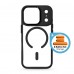 Чехол накладка ArmorStandart TPU Unit-C MagCase для Apple iPhone 17 Pro Black + Orange Button Set (ARM90585)