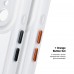 Чехол накладка ArmorStandart TPU Unit-C MagCase для Apple iPhone 17 Pro Matte Clear + Orange Button Set (ARM90586)