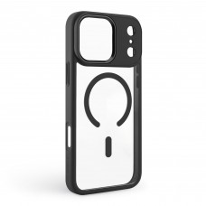 Чехол накладка ArmorStandart TPU Unit-C MagCase для Apple iPhone 17 Pro Max Black + Orange Button Set (ARM90589)