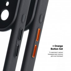 Чехол накладка ArmorStandart TPU Unit-C MagCase для Apple iPhone 17 Pro Max Black + Orange Button Set (ARM90589)
