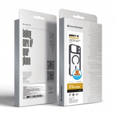 Чехол накладка ArmorStandart TPU Unit-C MagCase для Apple iPhone 17 Pro Max Black + Orange Button Set (ARM90589)