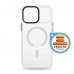 Чехол накладка ArmorStandart TPU Unit-C MagCase для Apple iPhone 17 Pro Max Matte Clear + Orange Button Set (ARM90590)