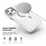 Чехол накладка ArmorStandart TPU Unit-C MagCase для Apple iPhone 17 Pro Max Matte Clear + Pink BS (ARM90591)