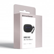 Чехол ArmorStandart TPU Hang для кейса наушников JBL Tune Buds 2 Black (ARM90998)