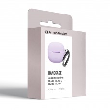 Чехол ArmorStandart TPU Hang для кейса наушников Xiaomi Redmi Buds 8 Lite / Redmi Buds 6 Lite Violet (ARM91106)