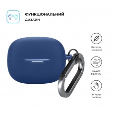 Чехол ArmorStandart TPU Hang для кейса наушников Xiaomi Redmi Buds 8 Pro Dark Blue (ARM91109)