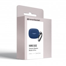 Чехол ArmorStandart TPU Hang для кейса наушников Xiaomi Redmi Buds 8 Pro Dark Blue (ARM91109)