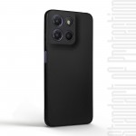 Чехол накладка ArmorStandart Matte Slim Fit для Motorola G17 4G / G17 Power 4G Camera cover Black (ARM91471)