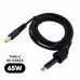 Кабель питания ArmorStandart USB-C - DC 5.5x2.5 18.5-20V Flat 1m Black (ARM91553)