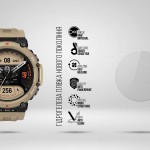 Гидрогелевая пленка ArmorStandart Matte для Amazfit Watch T-Rex 2 6 шт. (ARM91985)