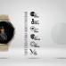 Гидрогелевая пленка ArmorStandart Matte для Garmin Venu 3S 41mm 6 шт. (ARM92032)