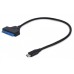 Адаптер Cablexpert Type-C-SATA2 (AUS3-03) Black
