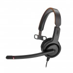 Наушники гарнитура накладные проводные Axtel Voice UC 40 mono NC Black (AXH-V40UCM)