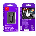 Автомобильное зарядное устройство SkyDolphin SZ19 PD 20W 1USB 1Type-C 3.4A QC3.0 Black (AZP-000102)