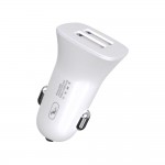 Автомобильное зарядное устройство SkyDolphin SZ09 2USB 3.4A White (AZP-000106)
