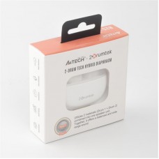 Наушники гарнитура вакуумные Bluetooth 5.2 A4Tech B25 Grayish White
