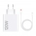 Сетевое зарядное устройство Xiaomi PD 120W 1USB + Cable USB-Type-C White (BHR6034EU)