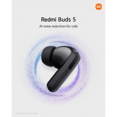 Наушники гарнитура вакуумные Bluetooth 5.3 Xiaomi Redmi Buds 5 Black (BHR7627GL)_