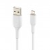 Кабель Belkin PVC USB-Lightning (M/M) 0.15m White (CAA001BT0MWH)