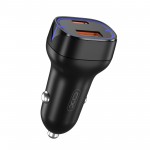 Автомобильное зарядное устройство XO CC37 2USB 3А Black (CC37.black)