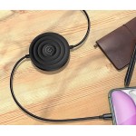 Безпроводное зарядное устройство Usams US-CC096 + Lightning Cable Black (CC96WH01)