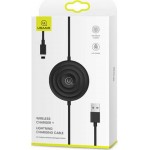 Безпроводное зарядное устройство Usams US-CC096 + Lightning Cable Black (CC96WH01)
