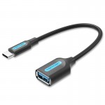 Кабель Vention USB 3.1 Type-C-USB 5Gbps 2A 0.15m PVC Black (CCVBB)