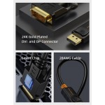 Кабель Cabletime DisplayPort-DVI-D 24+1 (M/M) 1.8m (CD34K)