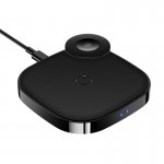Безпроводное зарядное устройство Usams US-CD89 2in1 10W Black (CD89JN01)