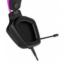 Наушники гарнитура накладные проводные Canyon Darkless GH-9A Gaming 3.5 мм RGB Black (CND-SGHS9A)