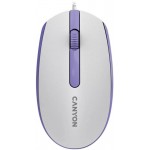 Мышь Canyon M-10 USB White Lavender (CNE-CMS10WL)