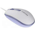 Мышь Canyon M-10 USB White Lavender (CNE-CMS10WL)