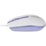 Мышь Canyon M-10 USB White Lavender (CNE-CMS10WL)